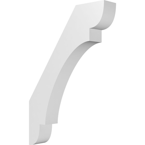 Ekena Millwork 3 1/2-in. W x 18-in. D x 26-in. H Olympic Architectural Grade PVC Knee Brace BRCP035X18X26OLY - main
